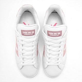 Foto 3 | American Fire Tenis Urbano Para Mujer Blanco Rosa Cod.131776