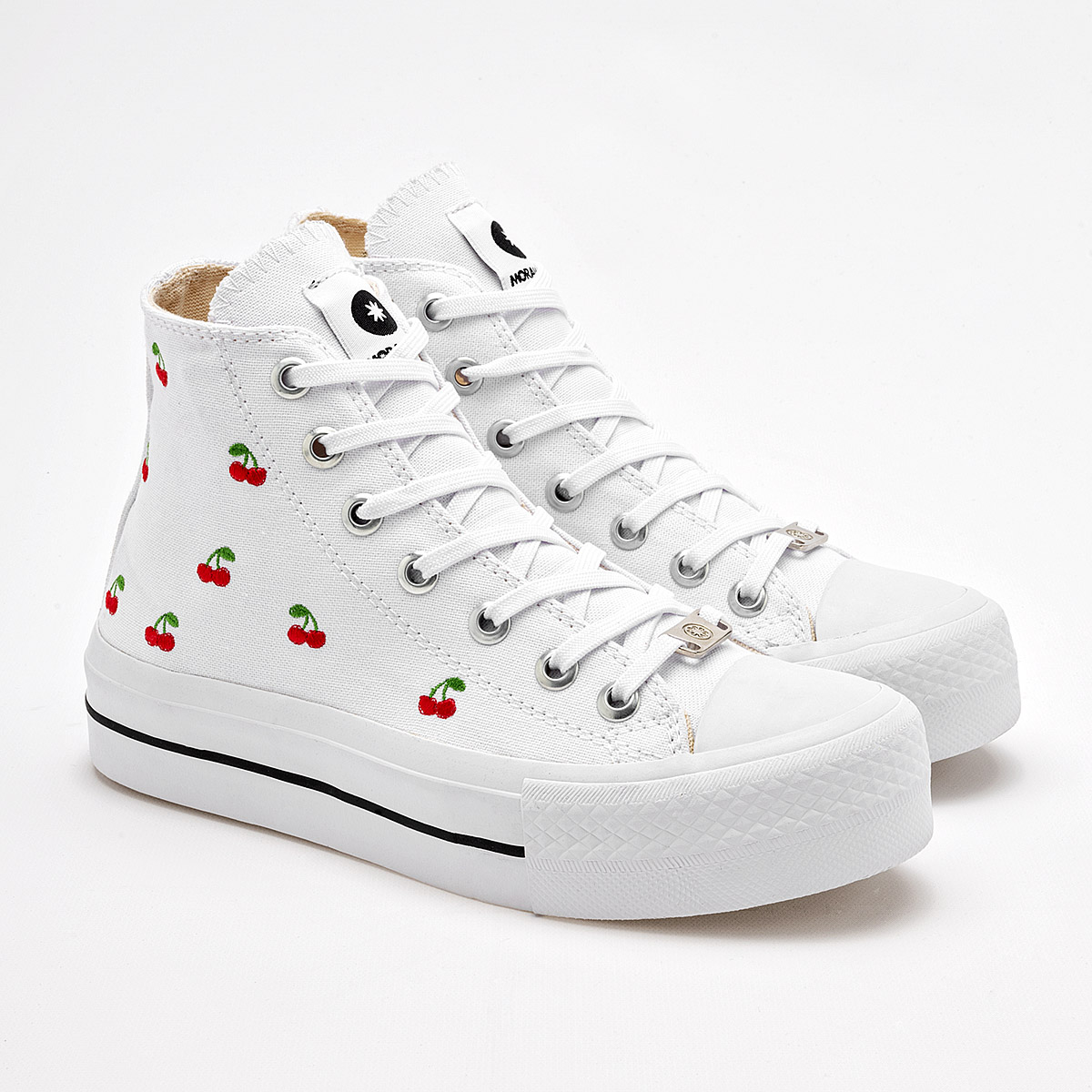 Foto 2 | Moramora Tenis Urbano Para Mujer Blanco Cod.132597
