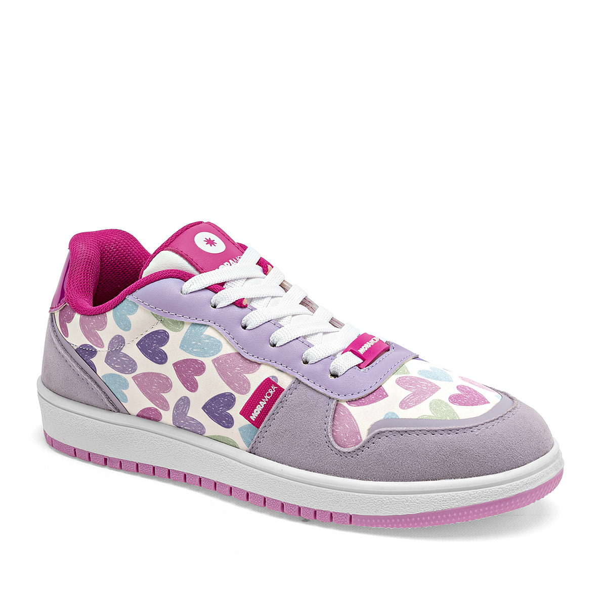 Foto 2 pulgar | Moramora Tenis Urbano Para Mujer Lila Multicolor Cod.132640