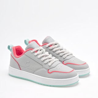 Foto 2 | Charly Tenis Urbano Para Mujer Gris Cod.131581