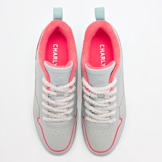 Foto 3 | Charly Tenis Urbano Para Mujer Gris Cod.131581