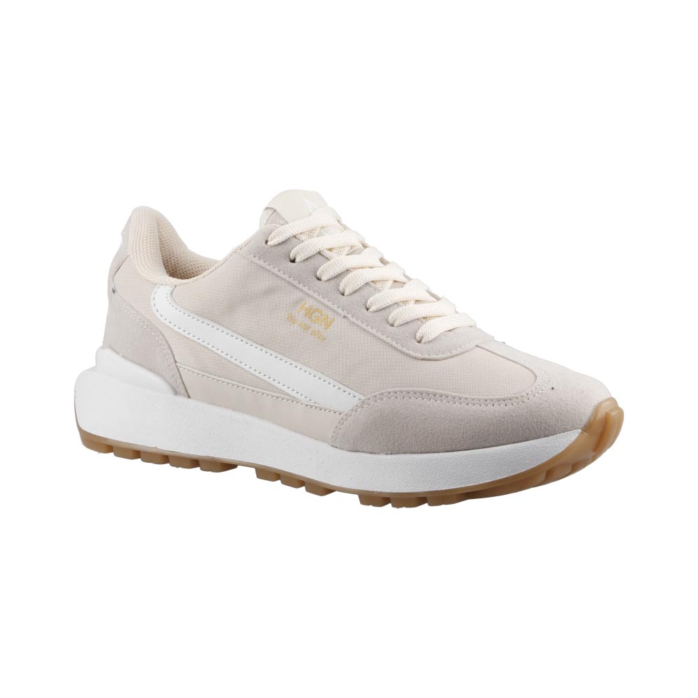 Foto 3 pulgar | Tenis De Dama Hgn By Mr Shu 7076 Beige Tenis Urbano Casual Dama Talla 23 A 26 E