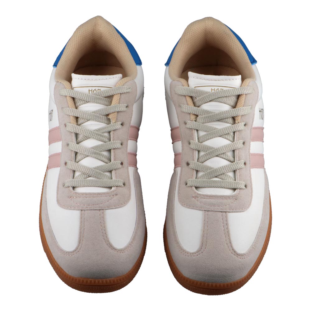 Foto 7 pulgar | Tenis Dama Hgn By Mr Shu S7 Latte/rosa/ambar Tenis De Mujer Talla 22 A 25 M