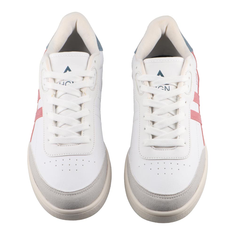 Foto 7 pulgar | Tenis De Mujer Hgn By Mr Shu 7080 Blanco/gris/rosa Tenis Urbano Casual Dama Talla 23 A 26 E