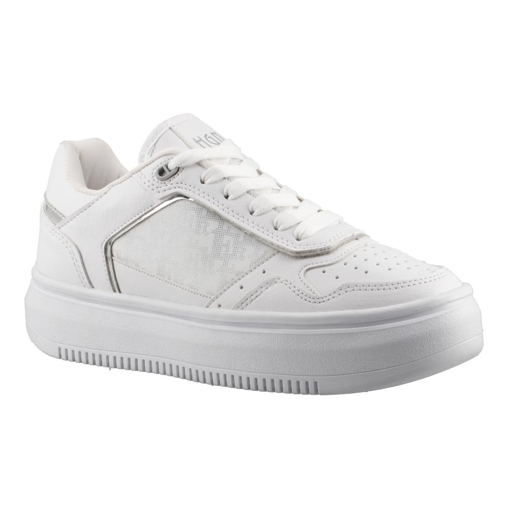 Foto 2 | Tenis Dama Hgn By Mr Shu 2308 Blanco/plata Tenis Casual Mujer Talla 22 A 26 M