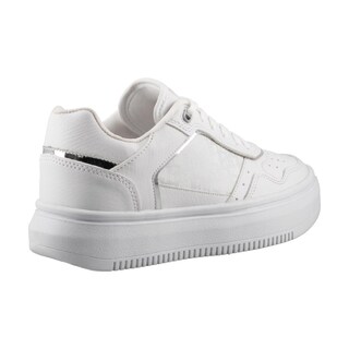 Foto 3 | Tenis Dama Hgn By Mr Shu 2308 Blanco/plata Tenis Casual Mujer Talla 22 A 26 M