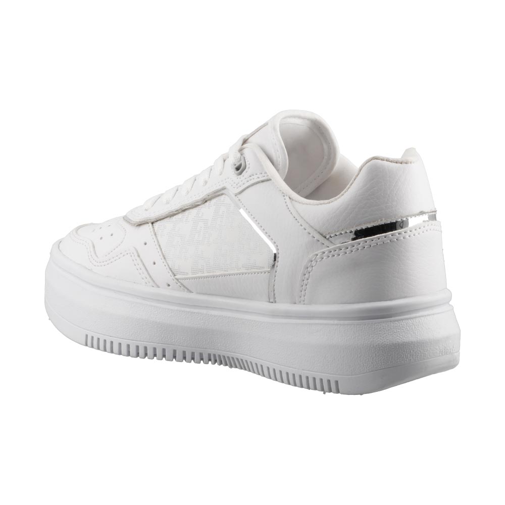 Foto 4 | Tenis Dama Hgn By Mr Shu 2308 Blanco/plata Tenis Casual Mujer Talla 22 A 26 M
