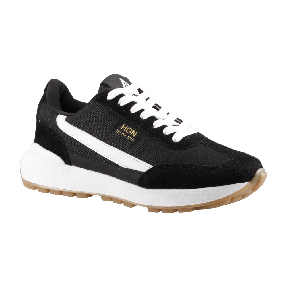 Foto 3 pulgar | Tenis De Dama Hgn By Mr Shu 7076 Negro Tenis Casual Urbano Dama Talla 23 A 26 E