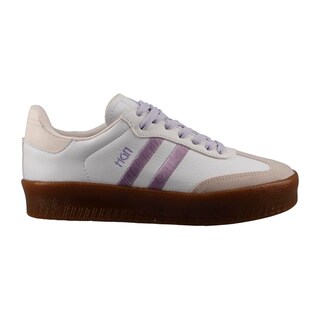 Foto 1 | Tenis Dama Hgn By Mr Shu 7075 Blanco/lila Comodos Tenis De Mujer Talla 23 A 26 E