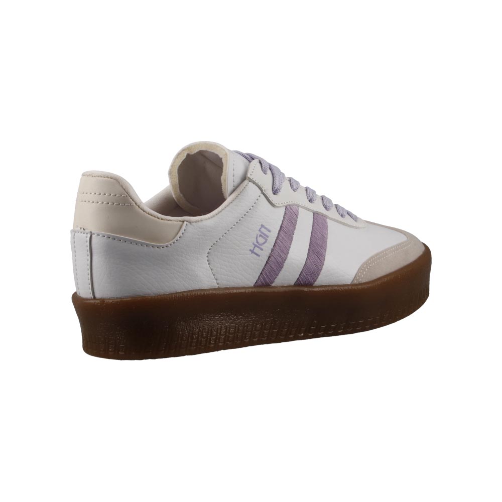 Foto 4 pulgar | Tenis Dama Hgn By Mr Shu 7075 Blanco/lila Comodos Tenis De Mujer Talla 23 A 26 E