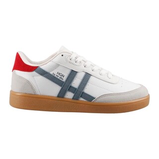 Foto 1 | Tenis De Dama Hgn By Mr Shu 7080 Blanco/gris/azul Casuales Urbanos Dama Talla 23 A 26 E