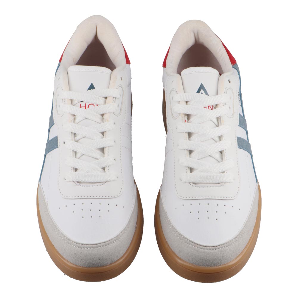 Foto 6 | Tenis De Dama Hgn By Mr Shu 7080 Blanco/gris/azul Casuales Urbanos Dama Talla 23 A 26 E