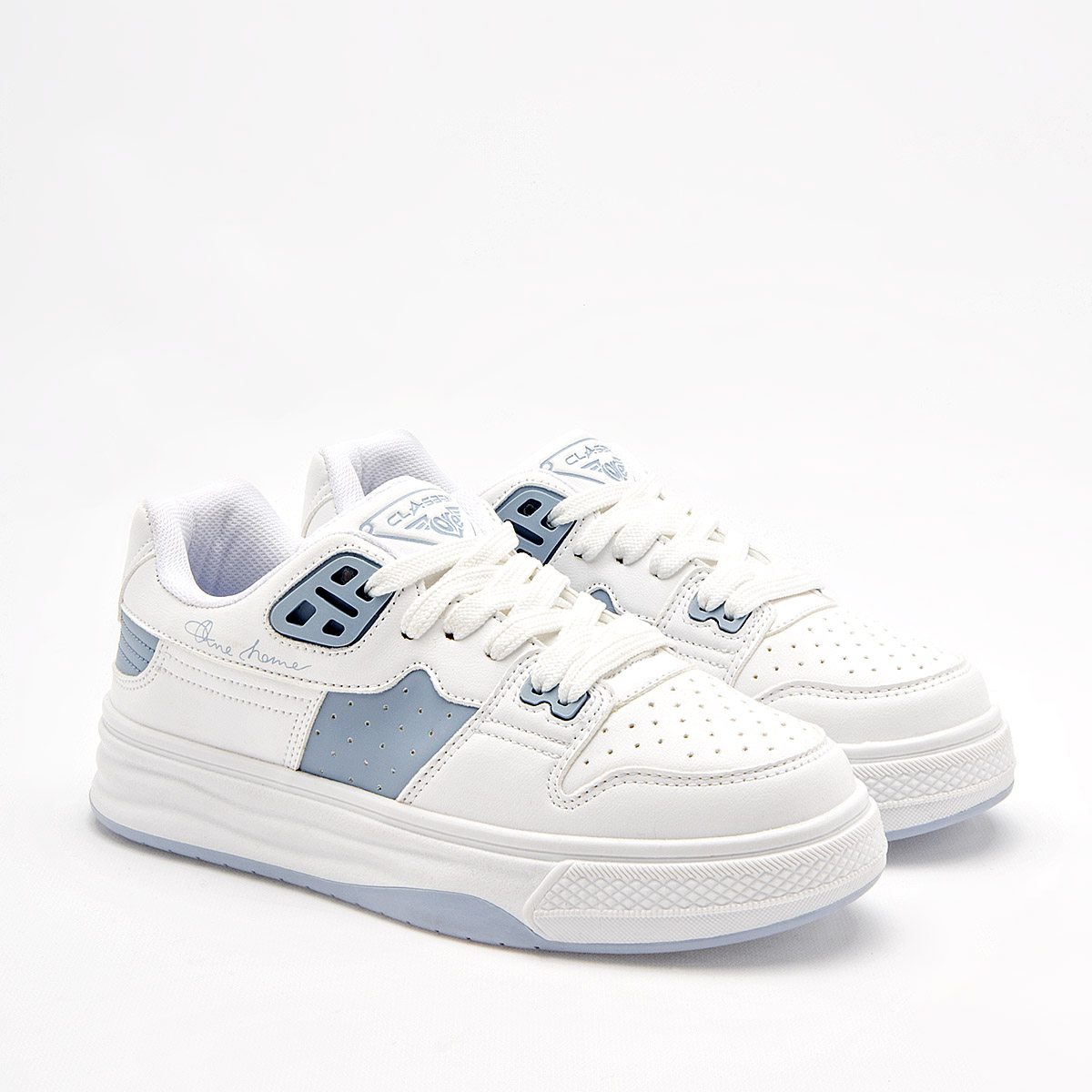 Foto 3 pulgar | Tenis Urbanos Clasben Blancos para Mujer