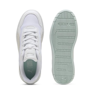 Foto 4 | Tenis Puma Court Lally Skye Aqua Metallics Para Mujer Blanco