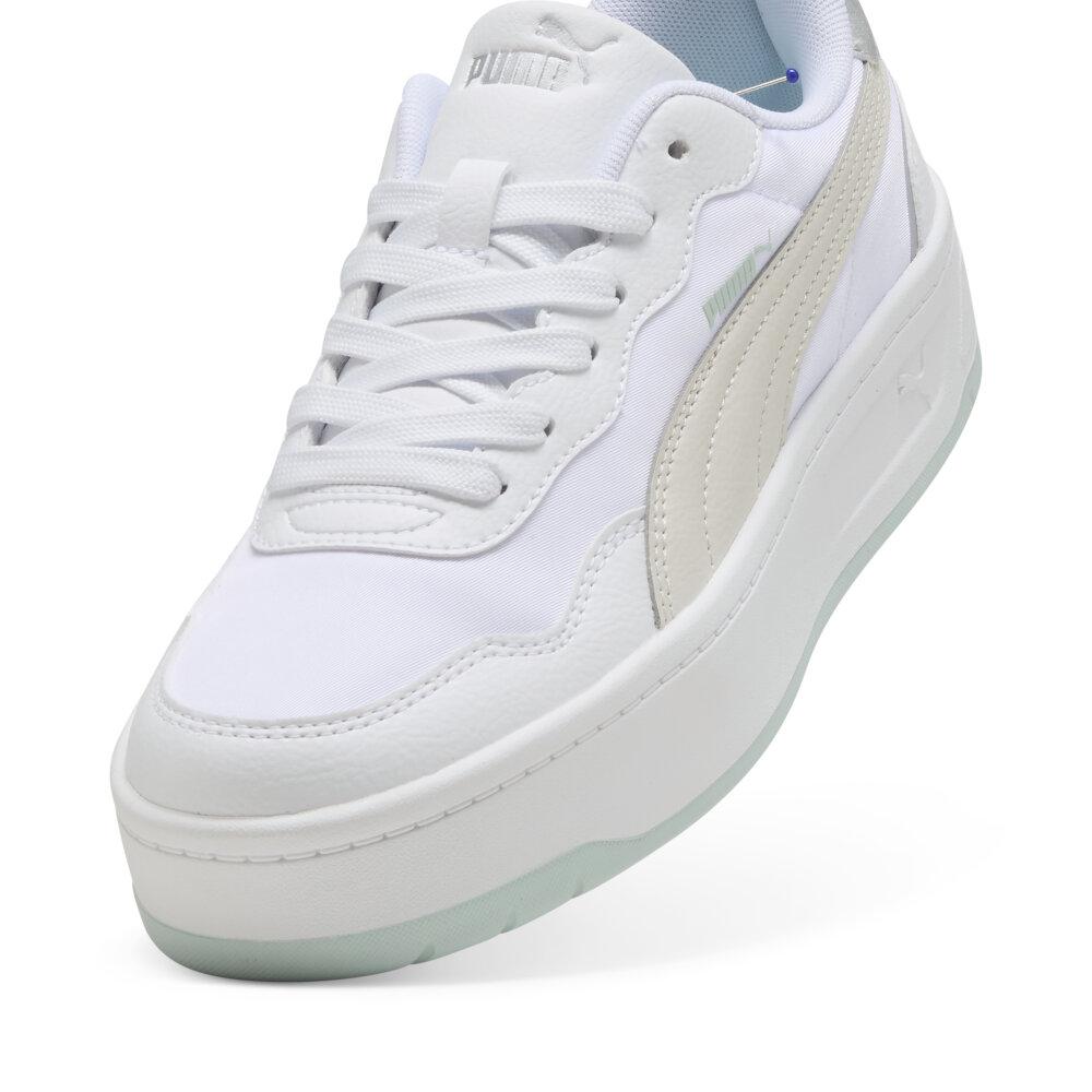Foto 7 pulgar | Tenis Puma Court Lally Skye Aqua Metallics Para Mujer Blanco