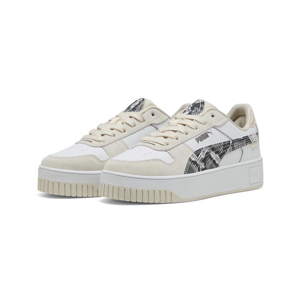 Foto 2 pulgar | Tenis Puma Carina Street Snake Chic Para Mujer Blanco