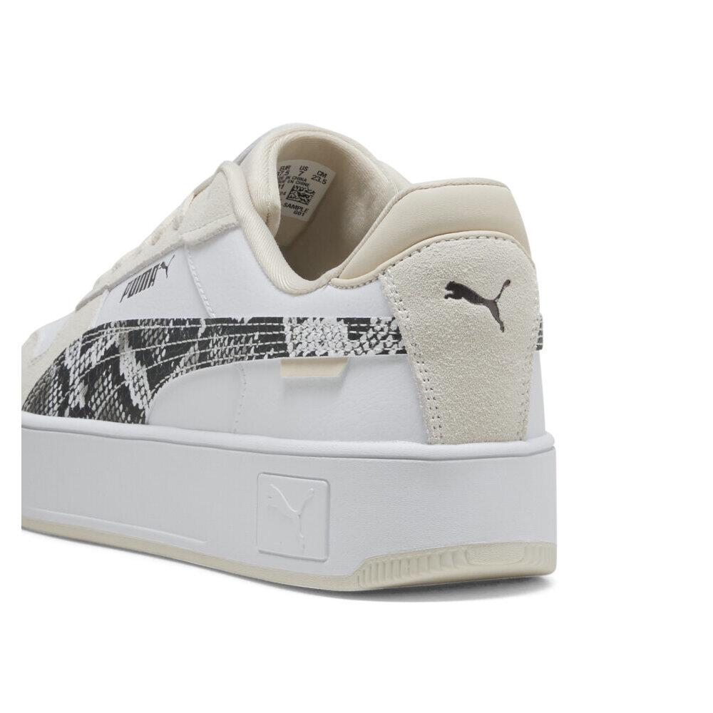 Foto 3 pulgar | Tenis Puma Carina Street Snake Chic Para Mujer Blanco