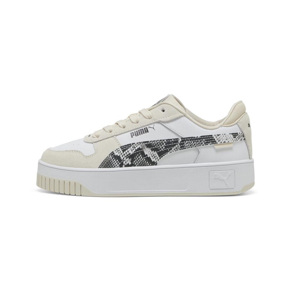 Foto 4 pulgar | Tenis Puma Carina Street Snake Chic Para Mujer Blanco