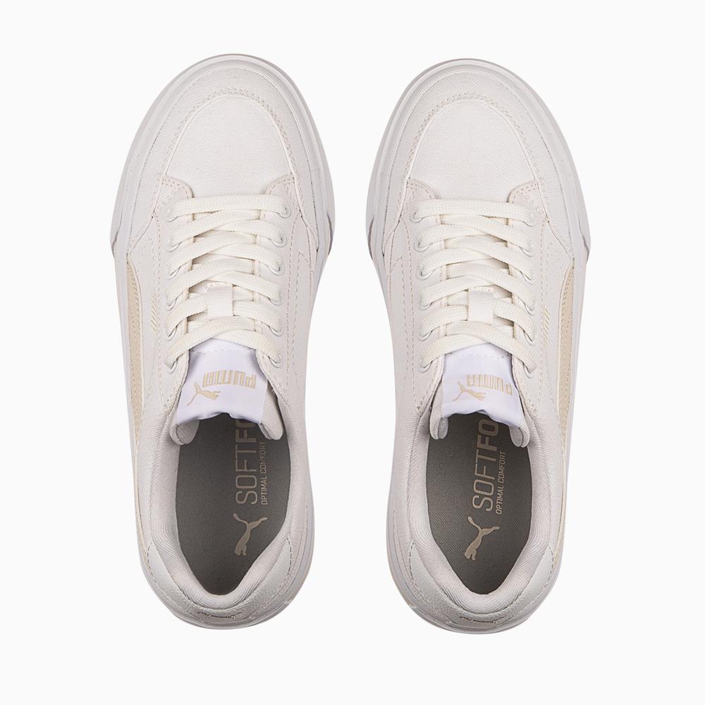 Foto 4 pulgar | Tenis Puma Court Classic Vulc Fs Platform Para Mujer Beige