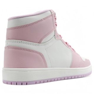 Foto 3 | Tenis Botín Exterior Piel Vegana Color Rosa Para Mujer De Rbcollection