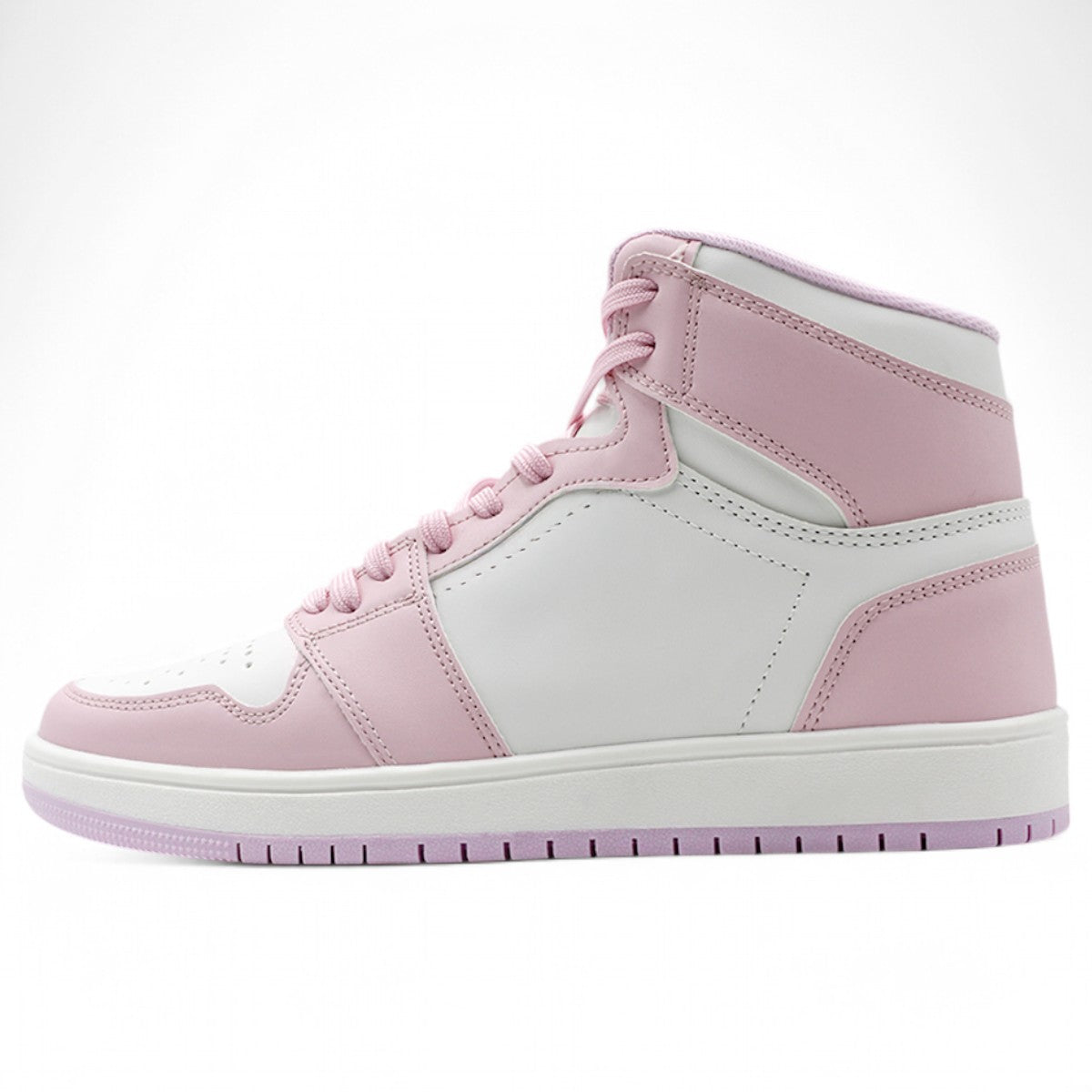 Foto 4 | Tenis Botín Exterior Piel Vegana Color Rosa Para Mujer De Rbcollection