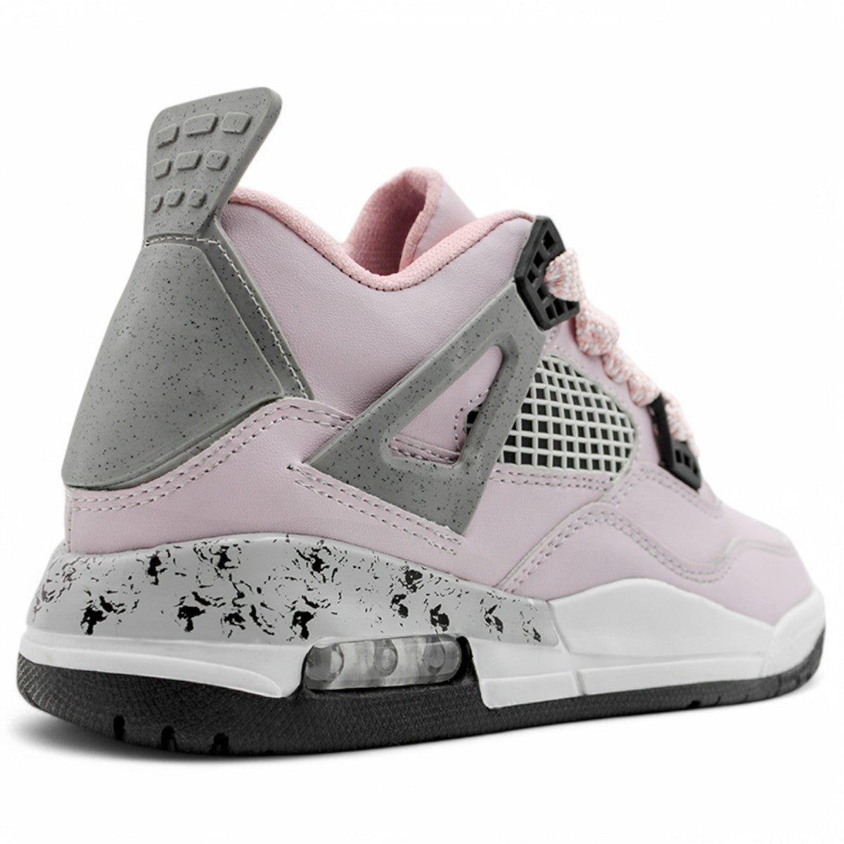 Foto 4 pulgar | Tenis Con Cordones Exterior Piel Vegana Color Rosa Para Mujer De Rbcollection