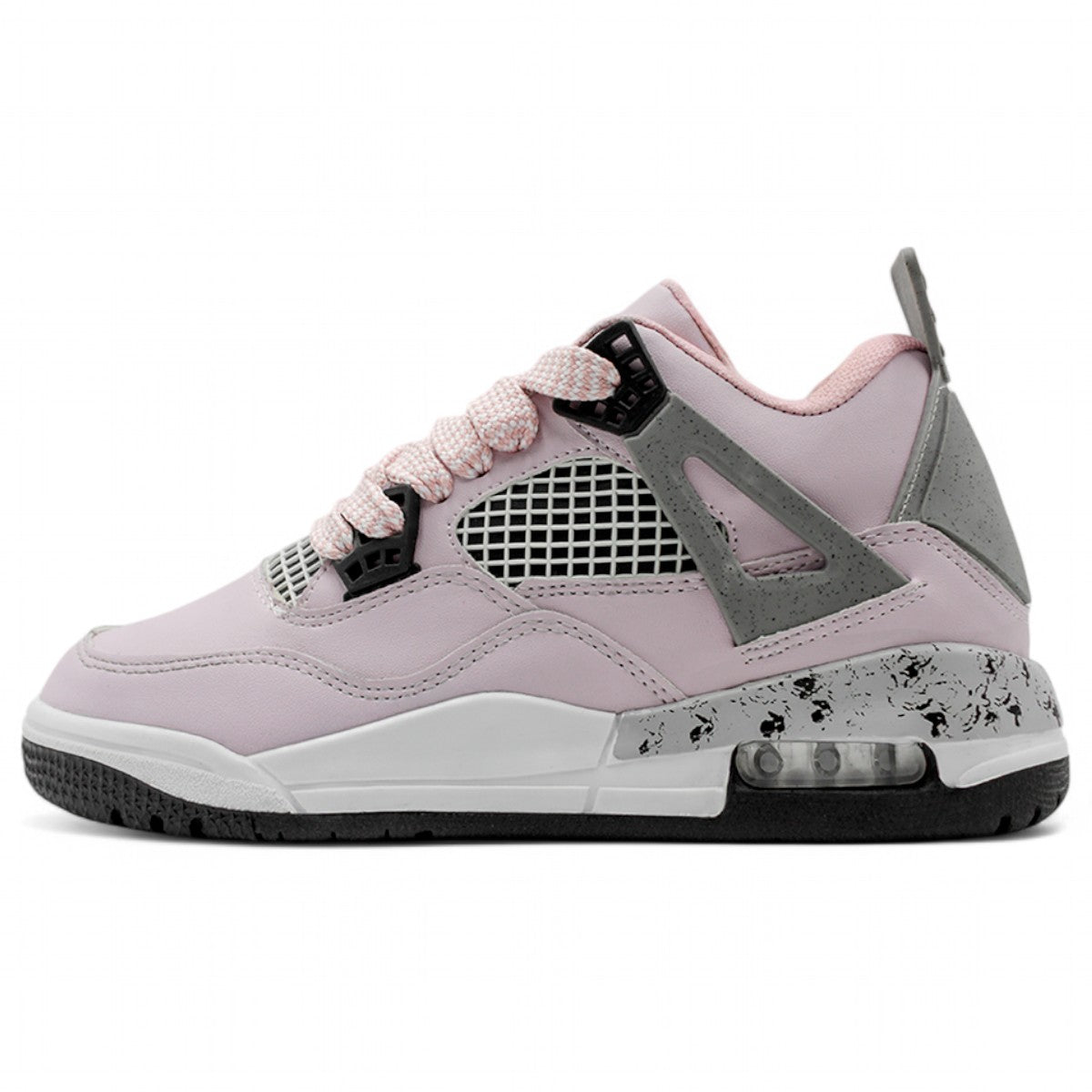 Foto 5 pulgar | Tenis Con Cordones Exterior Piel Vegana Color Rosa Para Mujer De Rbcollection