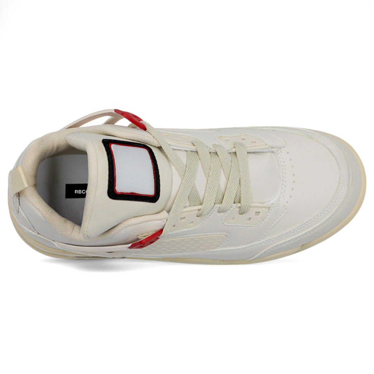 Foto 5 | Tenis Botín Exterior Piel Vegana Color Beige  Para Mujer De Rbcollection