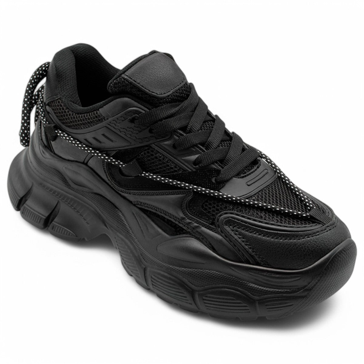 Foto 2 pulgar | Tenis Tipo Deportivo Exterior Textil Color Negro Para Mujer De Rbcollection