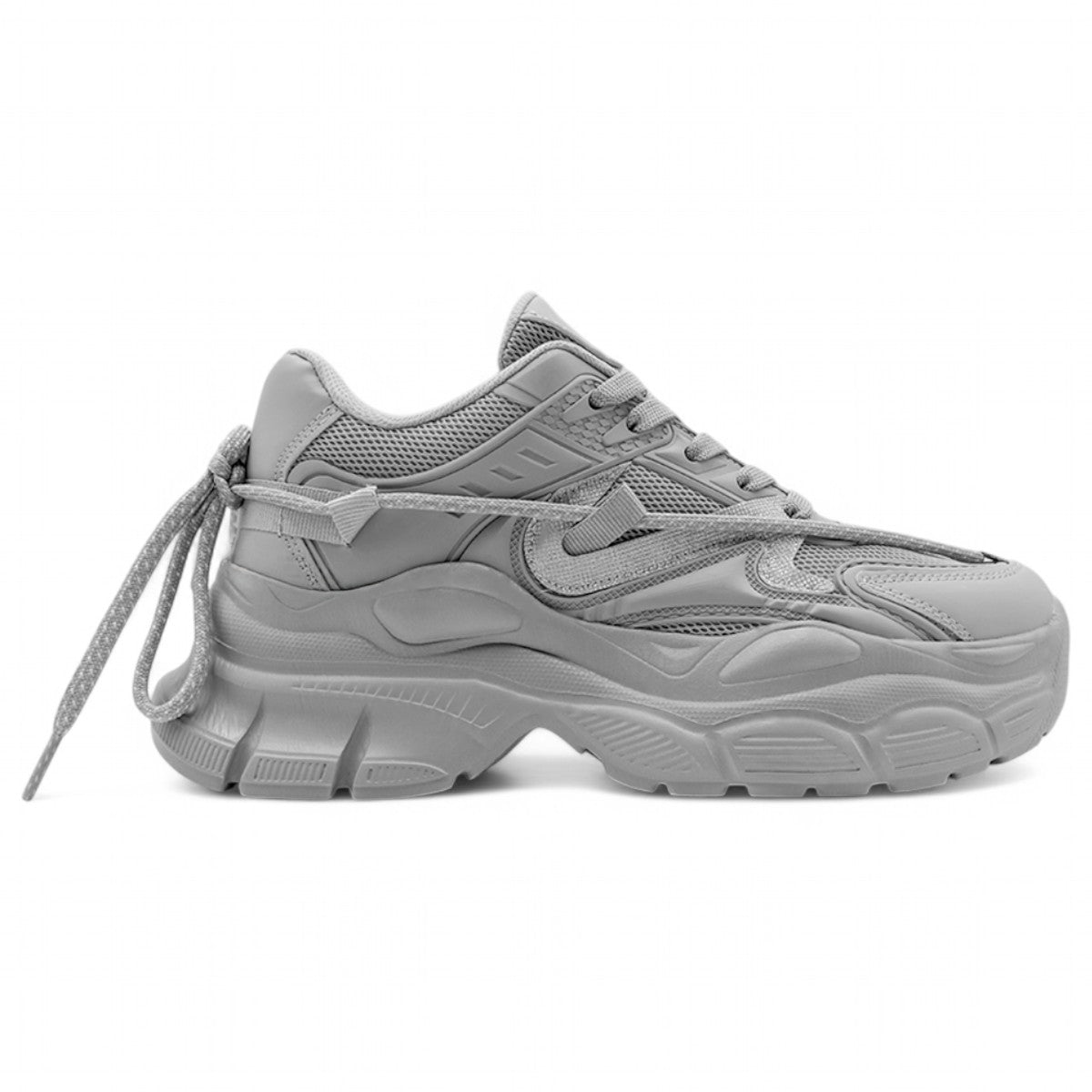 Foto 3 pulgar | Tenis Tipo Deportivo Exterior Textil Color Gris Para Mujer De Rbcollection