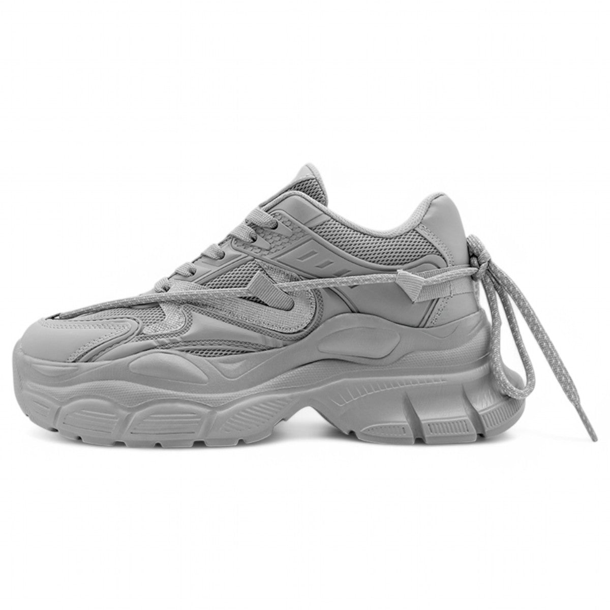 Foto 5 pulgar | Tenis Tipo Deportivo Exterior Textil Color Gris Para Mujer De Rbcollection