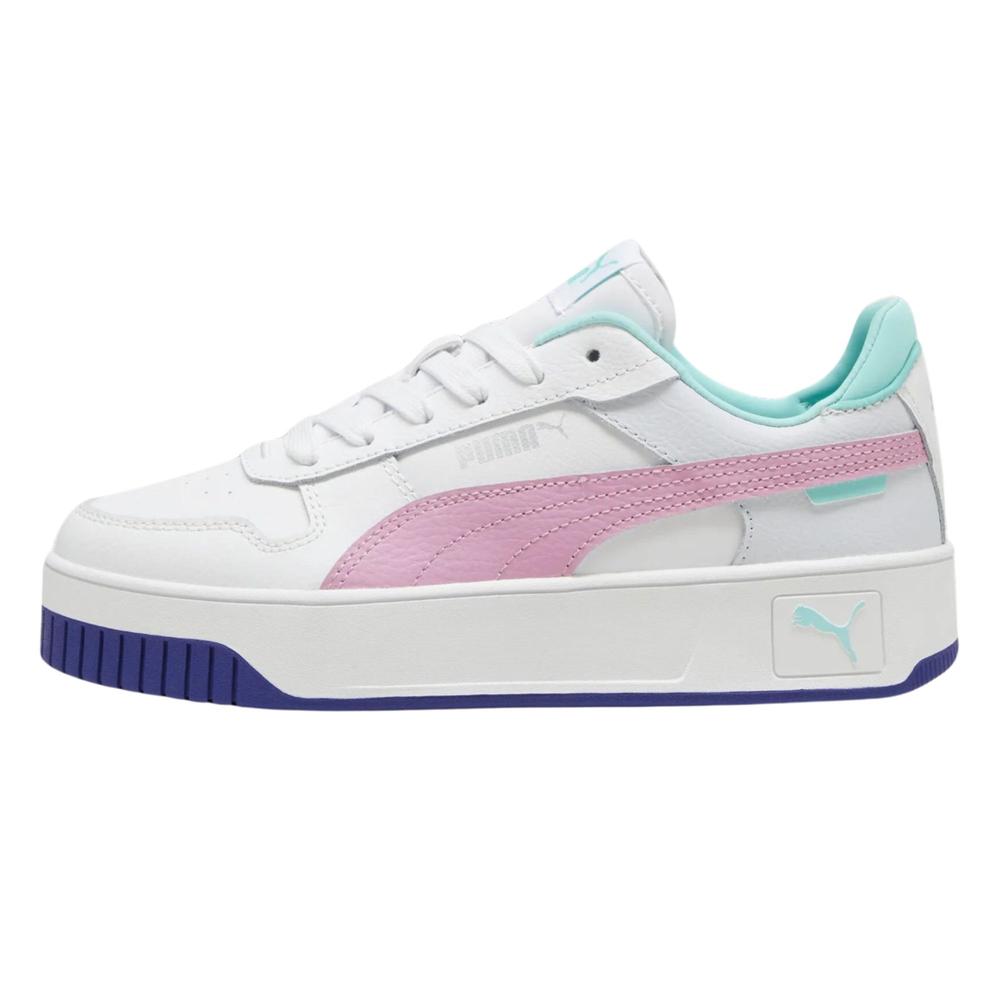 Tenis Puma Carina Street Jr Mujer Juvenil Casual Blanco