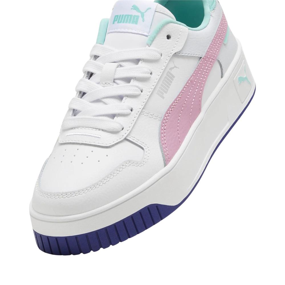 Foto 3 pulgar | Tenis Puma Carina Street Jr Mujer Juvenil Casual Blanco