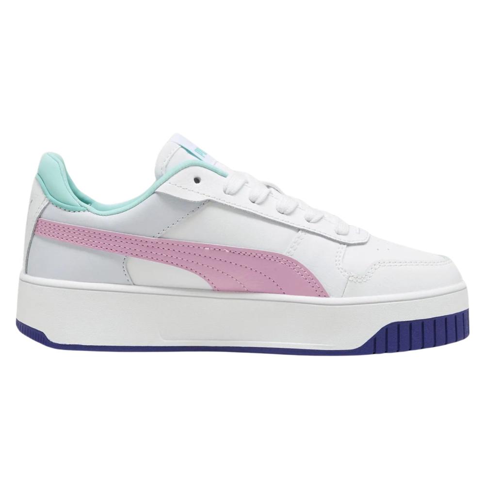 Foto 6 pulgar | Tenis Puma Carina Street Jr Mujer Juvenil Casual Blanco