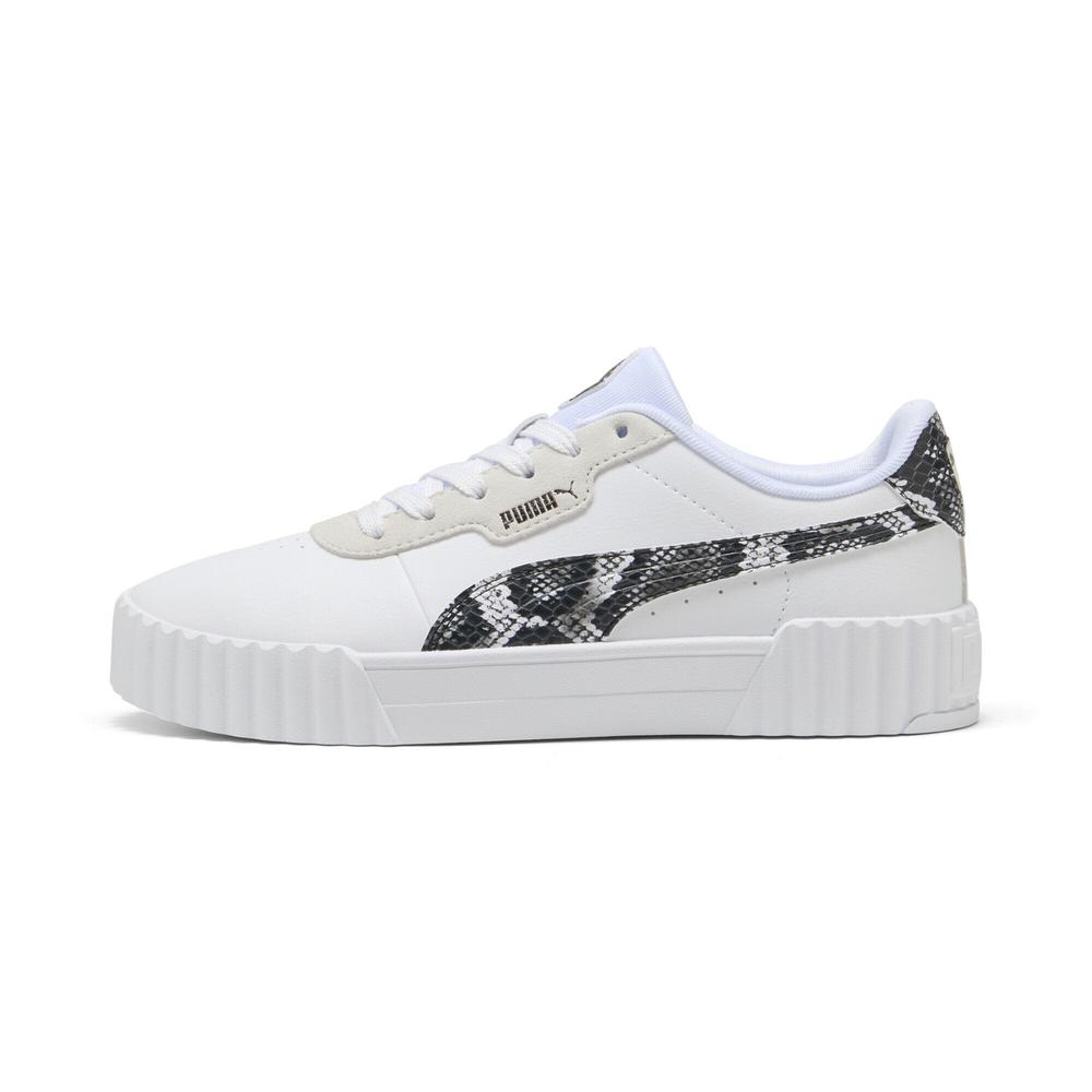 Foto 2 pulgar | Tenis Puma Carina 3.0 Snake Chic Para Mujer Blanco