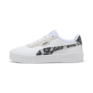 Foto 1 | Tenis Puma Carina 3.0 Snake Chic Para Mujer Blanco