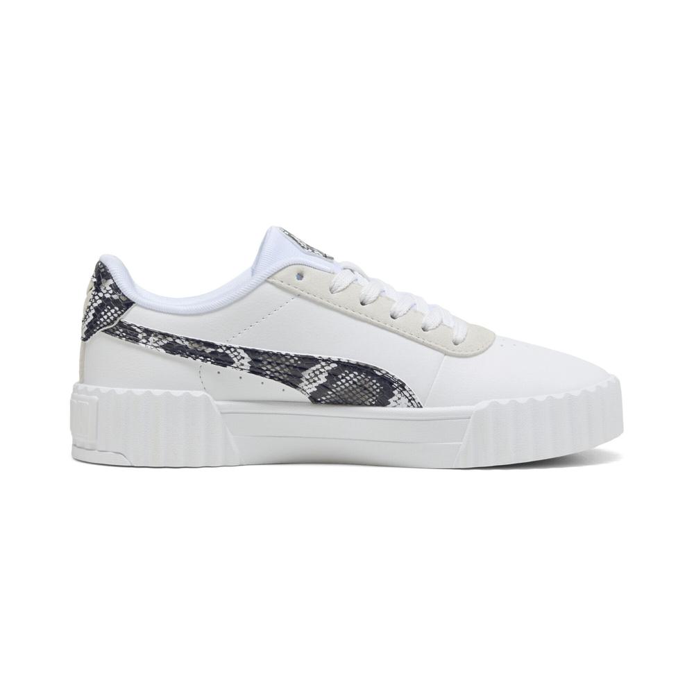 Foto 3 pulgar | Tenis Puma Carina 3.0 Snake Chic Para Mujer Blanco