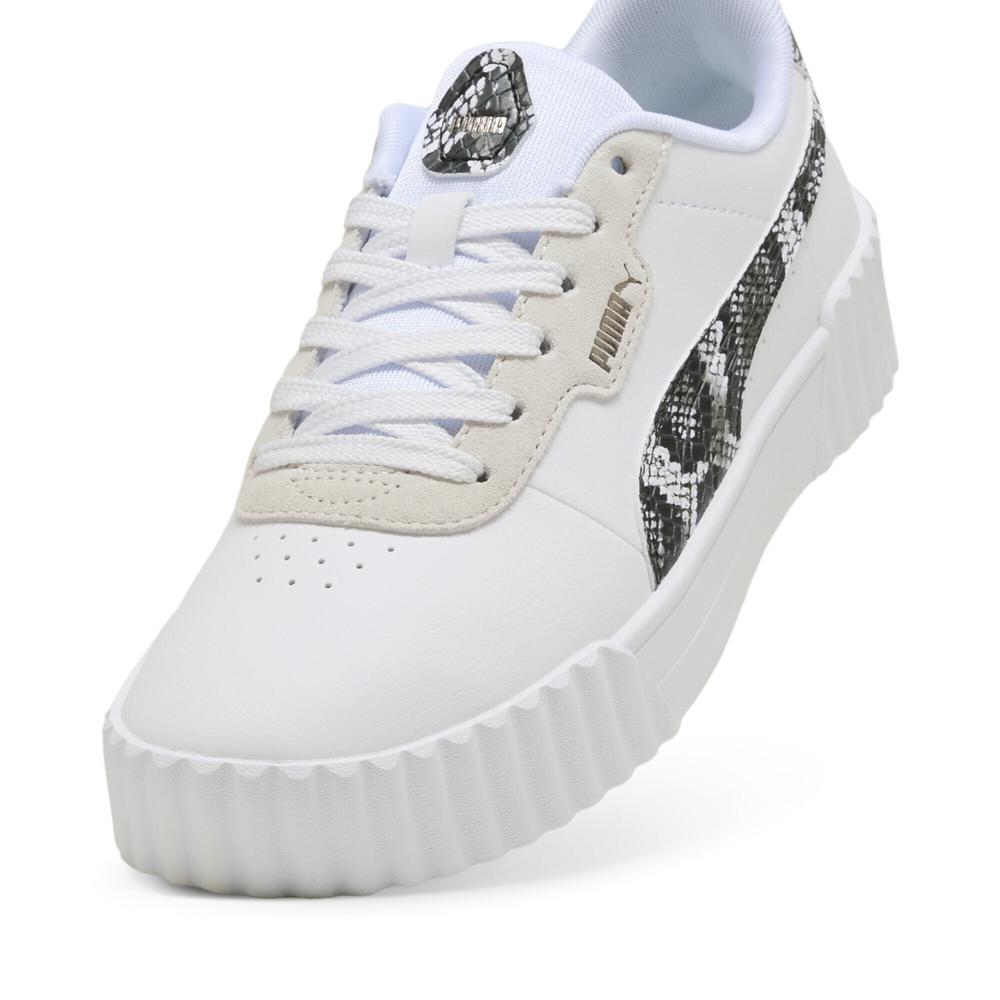 Foto 5 pulgar | Tenis Puma Carina 3.0 Snake Chic Para Mujer Blanco