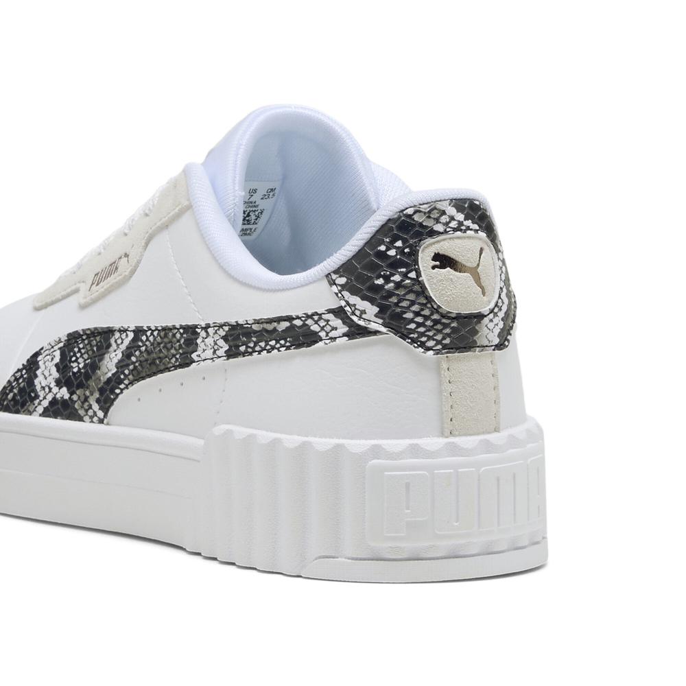 Foto 6 pulgar | Tenis Puma Carina 3.0 Snake Chic Para Mujer Blanco