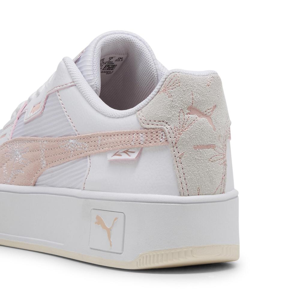 Foto 6 pulgar | Tenis Puma Carina Street Lux Para Mujer Blanco
