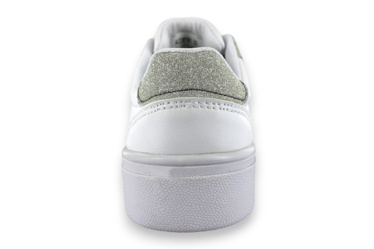 Foto 5 | Tenis Casual Blanco Plata Mujer Bluferno Newk