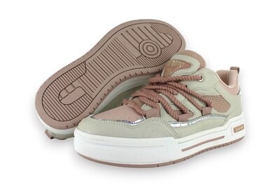 Foto 1 | Tenis Casual Beige Maquillaje Mujer Lupina Newk