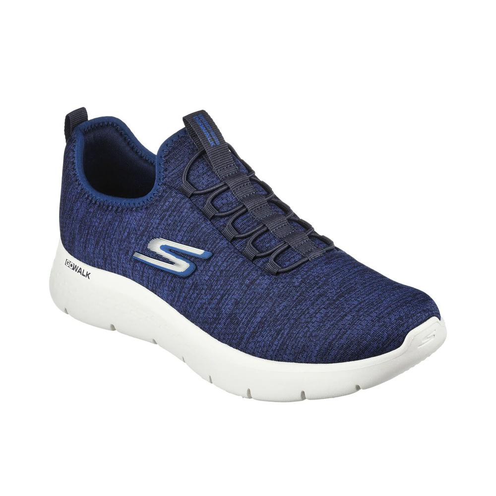 Foto 3 pulgar | Tenis Skechers Go Walk Flex Hombre Deportivo Azul Marino