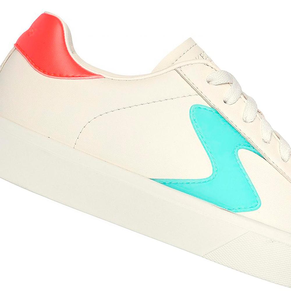 Foto 3 pulgar | Tenis Skechers Eden Lx Mujer Casual Beige