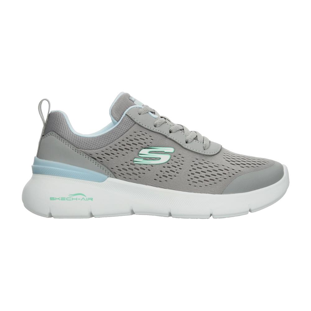 Tenis Skechers Gris Para Mujer [ske1057] Gris