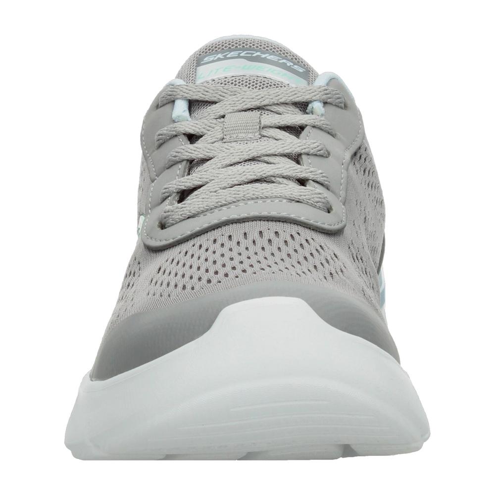 Foto 7 pulgar | Tenis Skechers Gris Para Mujer [ske1057] Gris
