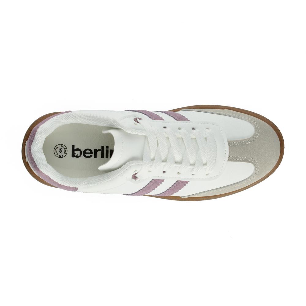 Foto 9 pulgar | Tenis Berlin Blanco Para Mujer [bli202] Blanco