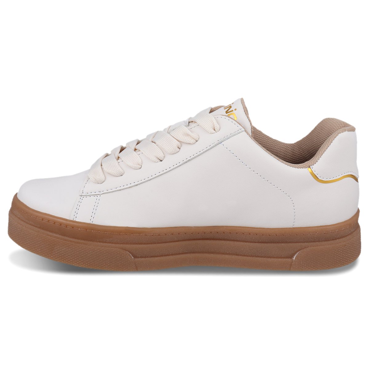 Foto 4 pulgar | Tenis Sneaker Dominiq 2302 Color Latte/ambar Para Mujer