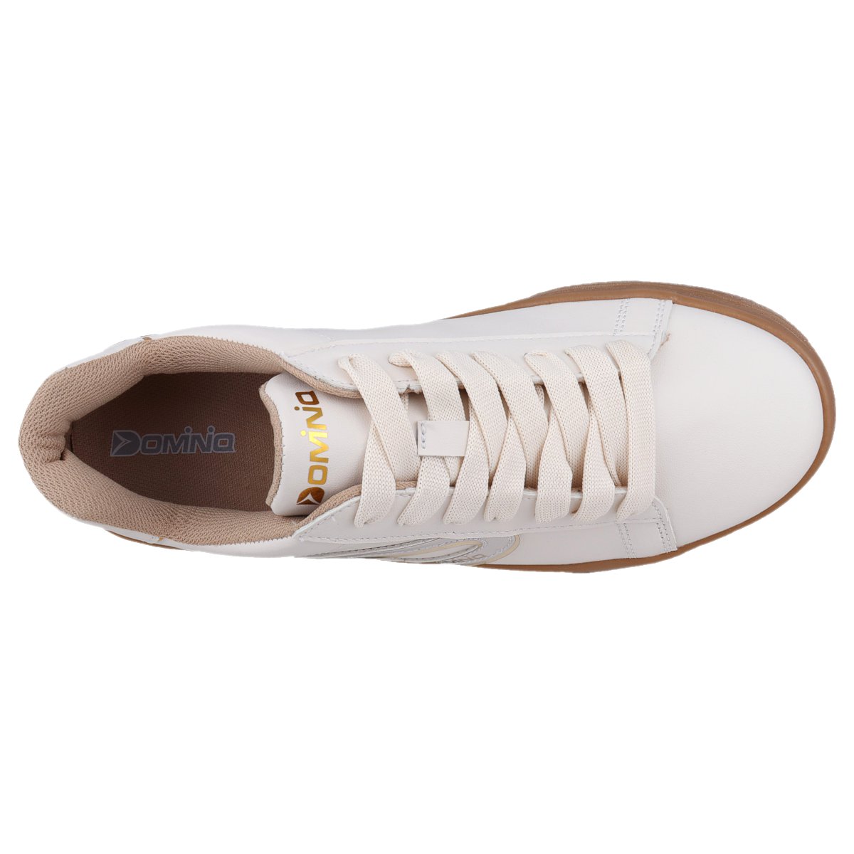 Foto 5 pulgar | Tenis Sneaker Dominiq 2302 Color Latte/ambar Para Mujer