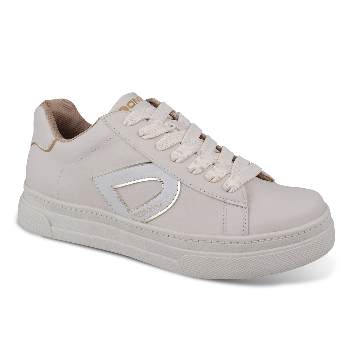 Foto 2 pulgar | Tenis Sneaker Dominiq 2302 Color Latte Para Mujer